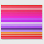 Roze, Paars en Oranje Cadeaupapier (Vlak)