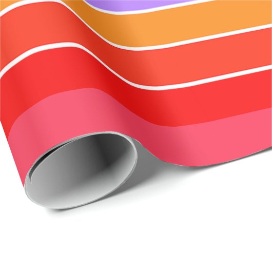 Roze, Paars en Oranje Cadeaupapier (Rol Hoek)
