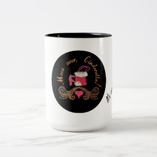 Roze paars en schoenen, ga over, Assepoester! Tweekleurige Koffiemok