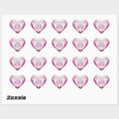 Roze Paars Fancy sparen de Stickers van het Begin (Vel)