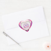 Roze Paars Fancy sparen de Stickers van het Begin (Envelop)