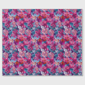  roze Paars flessenpatroon cadeautje Cadeaupapier (Vlak)