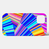 Roze Paars Geel Blauw Trendy Abstract Case-Mate iPhone Case (Achterkant (horizontaal))