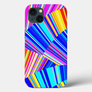 Roze Paars Geel Blauw Trendy Abstract Case-Mate iPhone Case