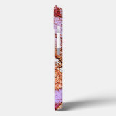 Roze paars geschilderd ontwerp van vulkanische ste Case-Mate iPhone case (Achterkant / Links)