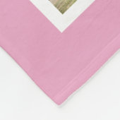 Roze Paars Gezocht Vervangen Geadopteerde Klage Fleece Deken (Hoek)