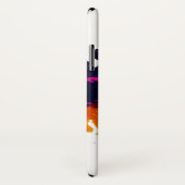 Roze Paars Gold Nailpolish Splatter Monogram Case-Mate iPhone Case (Achterkant / rechts)