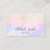 roze paars huidpatroon visitekaartje (Voorkant)