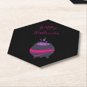 Roze Paars Onderzetter van havermoutpapier (Schuin)