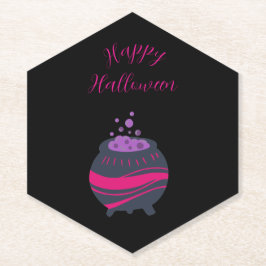 Roze Paars Onderzetter van havermoutpapier