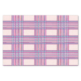 roze paars plaid tissue tissuepapier