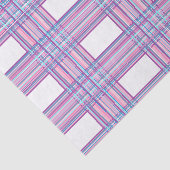 roze paars plaid tissue tissuepapier (Detail)
