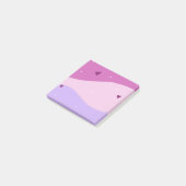Roze Paars Schattig Post-it® Notes (Schuin)