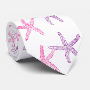 Roze Paars Starfish Thunder_Cove Stropdas