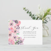 Roze Paars Wilde Vrijgezellenfeest Dank u wel (Staand voorkant)