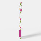 Roze Paarse Aangepaste naam Waterverf Wilde bloem Case-Mate iPhone Case (Achterkant / Rechts)