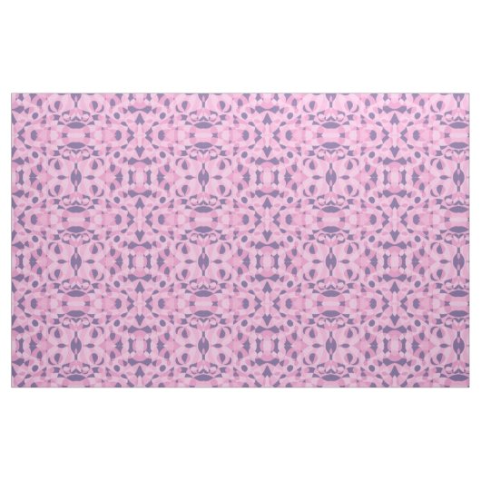 Roze Paarse Abstracte geometrische patroonstructuu Stof (Fat Quarter)