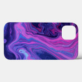 Roze Paarse Abstracte telefoonhoes Case-Mate iPhone Case (Achterkant (horizontaal))