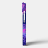 Roze Paarse Abstracte telefoonhoes Case-Mate iPhone Case (Achterkant / Links)