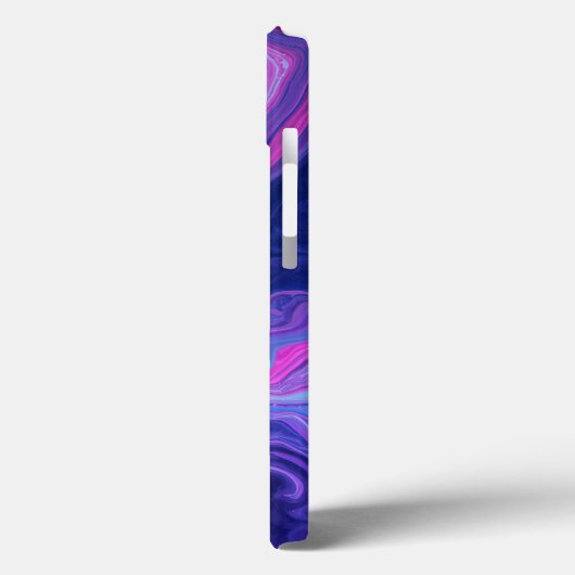 Roze Paarse Abstracte telefoonhoes Case-Mate iPhone Case (Achterkant / Links)