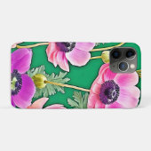 Roze Paarse anemonen Case-Mate iPhone Case (Achterkant (horizontaal))