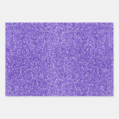 Roze Paarse Aqua Sparkle Gliters Inpakpapier Vel (Voorkant 3)