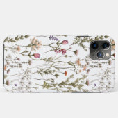 Roze Paarse Aquarel Wilde Bloem Case-Mate iPhone Case (Achterkant (horizontaal))