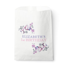 Roze Paarse Aquarel Ze is een Edelsteen Verjaardag