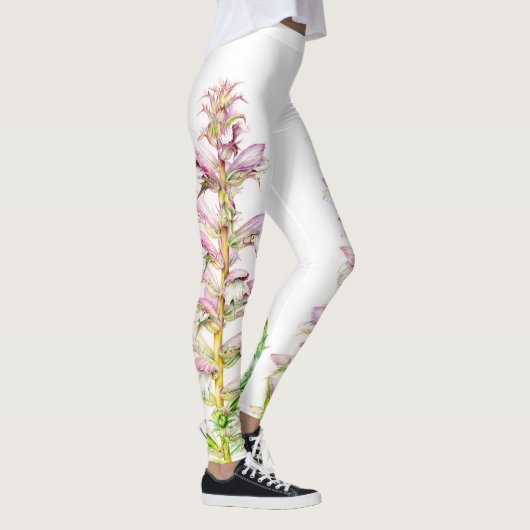 Roze paarse beren leggings beademing (Rechts)