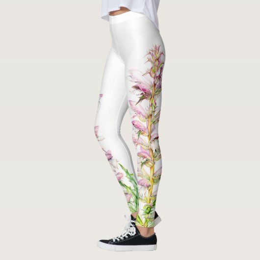 Roze paarse beren leggings beademing (Links)