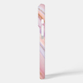 Roze Paarse Berry Marmer Goud Glitter  Case-Mate iPhone Case (Achterkant / Links)