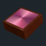 Roze Paarse Blank Sjabloon Elegant Classic Cadeaudoosje<br><div class="desc">Roze Paarse Blank Sjabloon Elegante Classic Golden Oak Keepsake Box.</div>