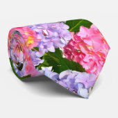 Roze paarse blauw bloemenboeket van Hydrangea Stropdas (Opgerold)