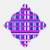 Roze Paarse blauwe stip Bedankdoosjes (Uitgevouwen)