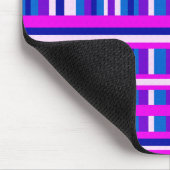 Roze Paarse blauwe stip Muismat (Hoek)