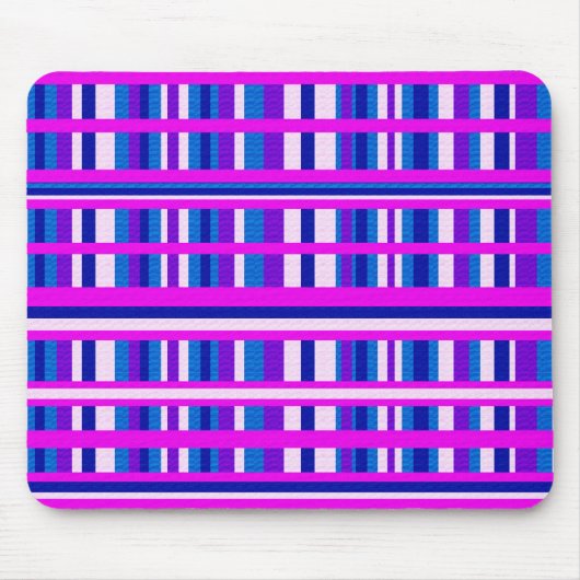 Roze Paarse blauwe stip Muismat (Voorkant)
