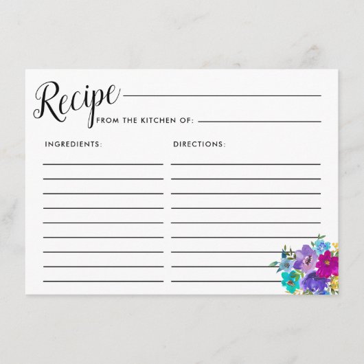 Roze Paarse blauwe Vrijgezellenfeest Kaart ontvang (Voorkant)