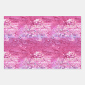 Roze Paarse Blauwe Zeemeermin Inpakpapier Vel (Voorkant 2)