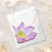 Roze paarse bloem gunstzak bedankzakje (Geknipt)