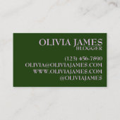 Roze Paarse bloem Natuur Tuinfoto Visitekaartje (Achterkant)