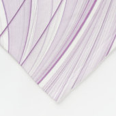 Roze Paarse Bloem Passie Abstracte Fractale Kunst Fleece Deken (Hoek)