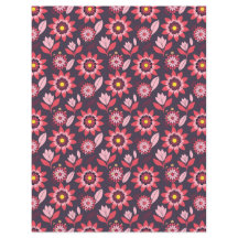 Roze paarse bloemen dubbelzijdig plakboek papier