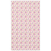 Roze paarse bloemen tafelkleed (Voorkant)