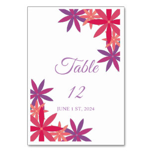 Roze Paarse Bloemen Thunder_Cove  Kaart