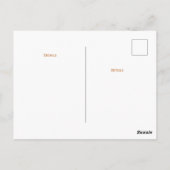 Roze Paarse Bloemige Afstudeerkaart Briefkaart (Achterkant)