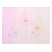 Roze & Paarse Blush Butterflies Lined Notitieblok (Voorkant)