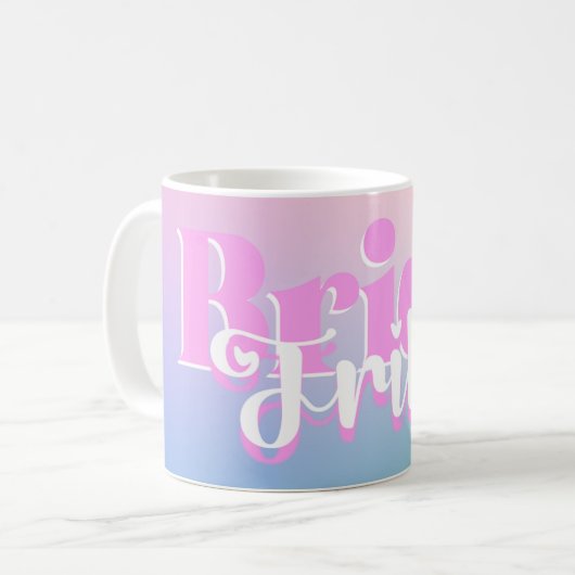 Roze Paarse Bruid Stam Mok (Voorkant links)