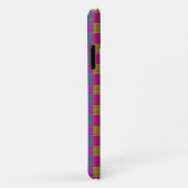 Roze Paarse BubblegumPop Tartan, Case-Mate iPhone Case (Achterkant/rechts)