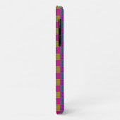 Roze Paarse BubblegumPop Tartan, Case-Mate iPhone Case (Achterkant/links)