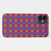 Roze Paarse BubblegumPop Tartan, Case-Mate iPhone Case (Achterkant (horizontaal))